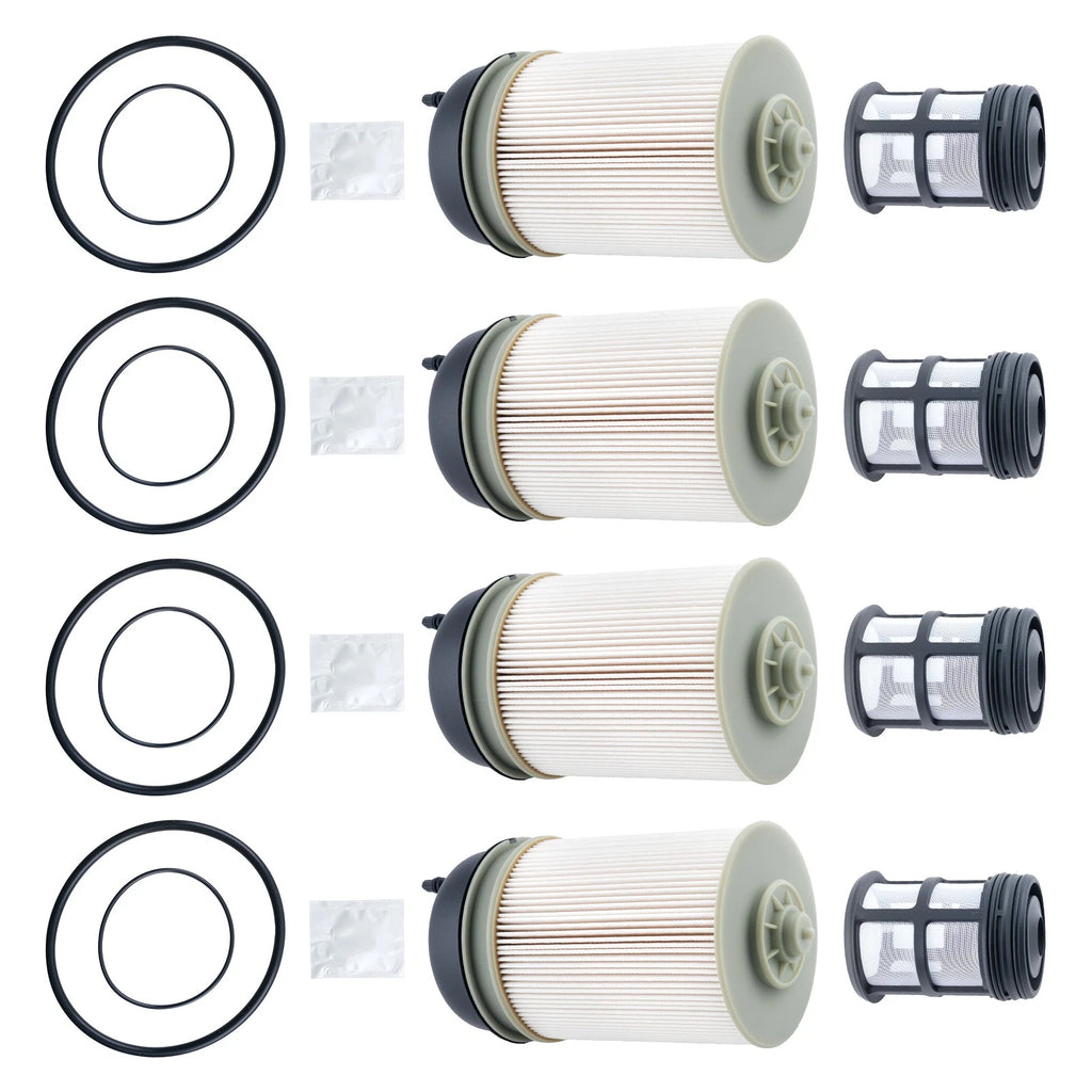 Set of 4 Fuel Filters for Detroit Diesel DD13/DD15/DD16 (2014–2024)