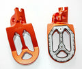 CNC Orange Stainless Footpeg for Honda CRF250 (2004–2023) FX208
