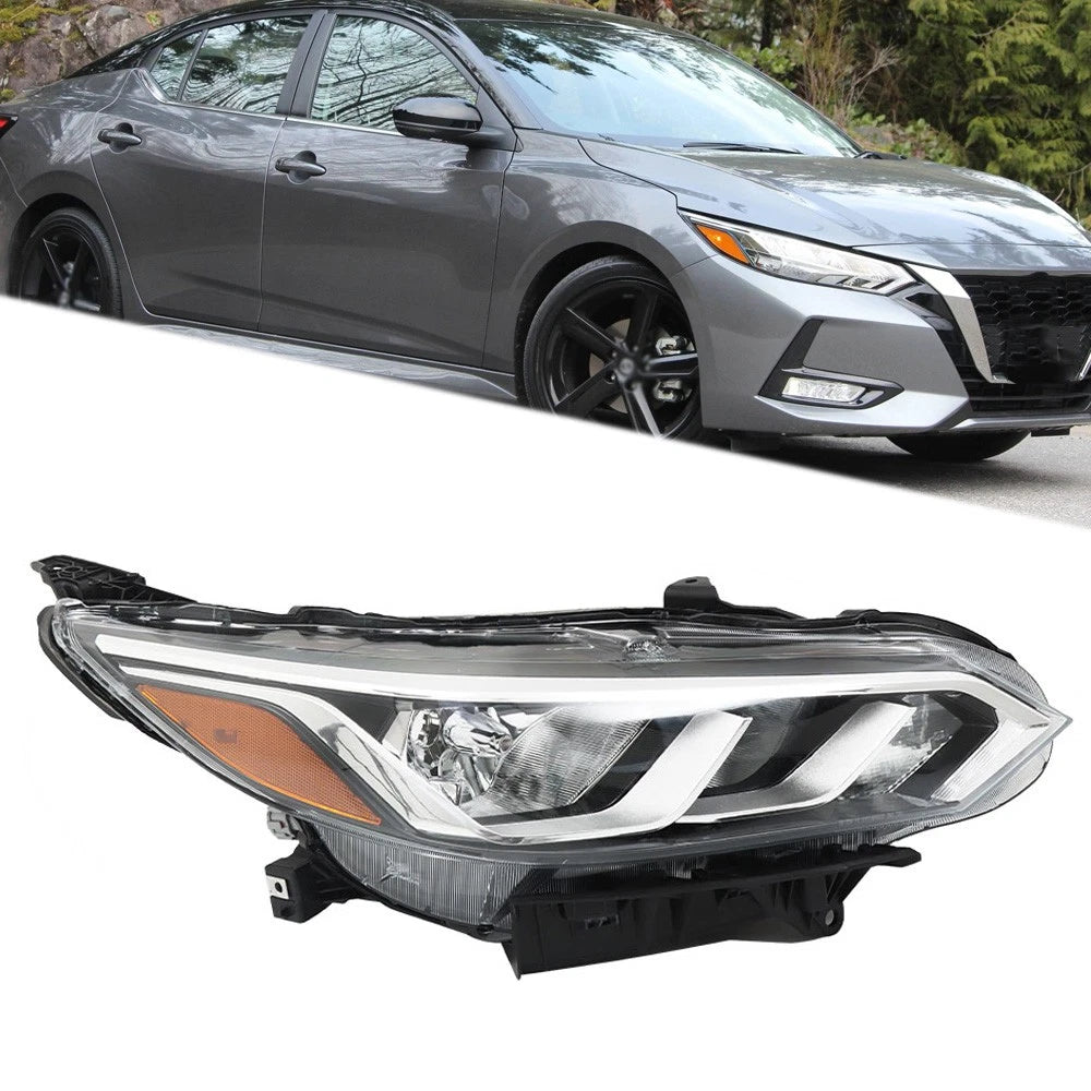 Headlight Assembly for Nissan Sentra S SV (2020–2022) Halogen Passenger Side