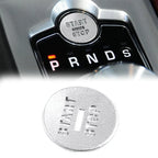 Aluminum Alloy Silver Start Stop Button Cover for Jaguar XF (2008-2015)