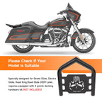 Luggage Rack for Harley Touring Models (2009–Present) - Black Detachable