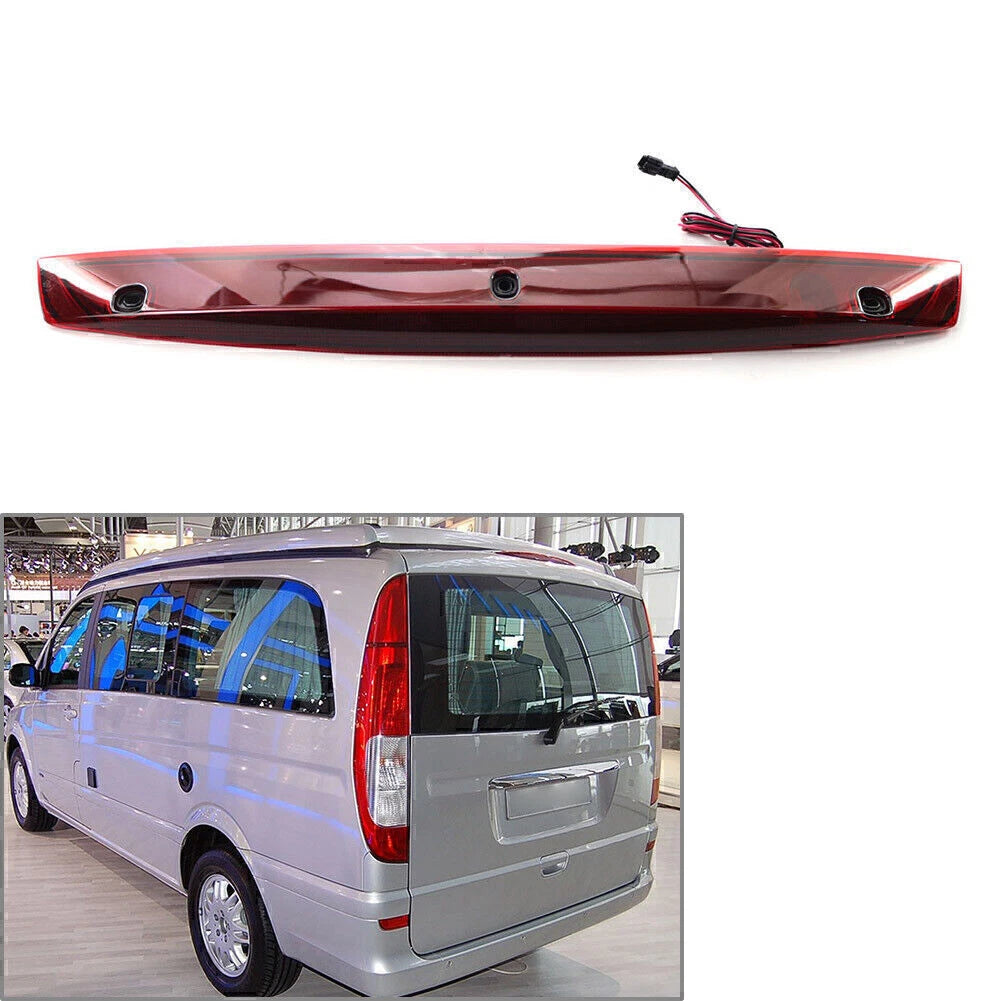 1PC Red High Mounted 3rd Brake Light for Mercedes Benz Vito W639 (2003–2014)