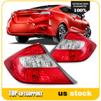 Set of 2 Tail Lights Assembly for Honda Civic (2012–2013)