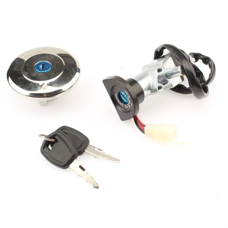 Fuel Gas Cap Ignition Switch Lock with 2X Keys for Harley-Davidson Street 500 (2015–2020)