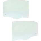 Set of 2 Door Glass for Honda Accord (2003–2007) Rear Driver & Passenger