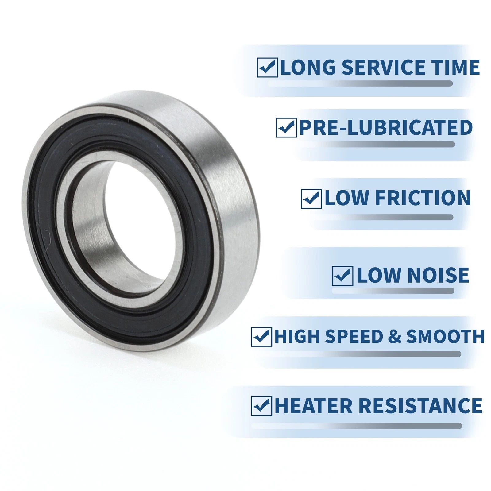 Deep Groove Ball Bearing 10x19x5mm for Scooter Skateboard (6800VV)