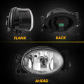 Front Fog Light Set for Mercedes Benz ML350 (2006–2011) C300 (2008–2011) with Bulb K