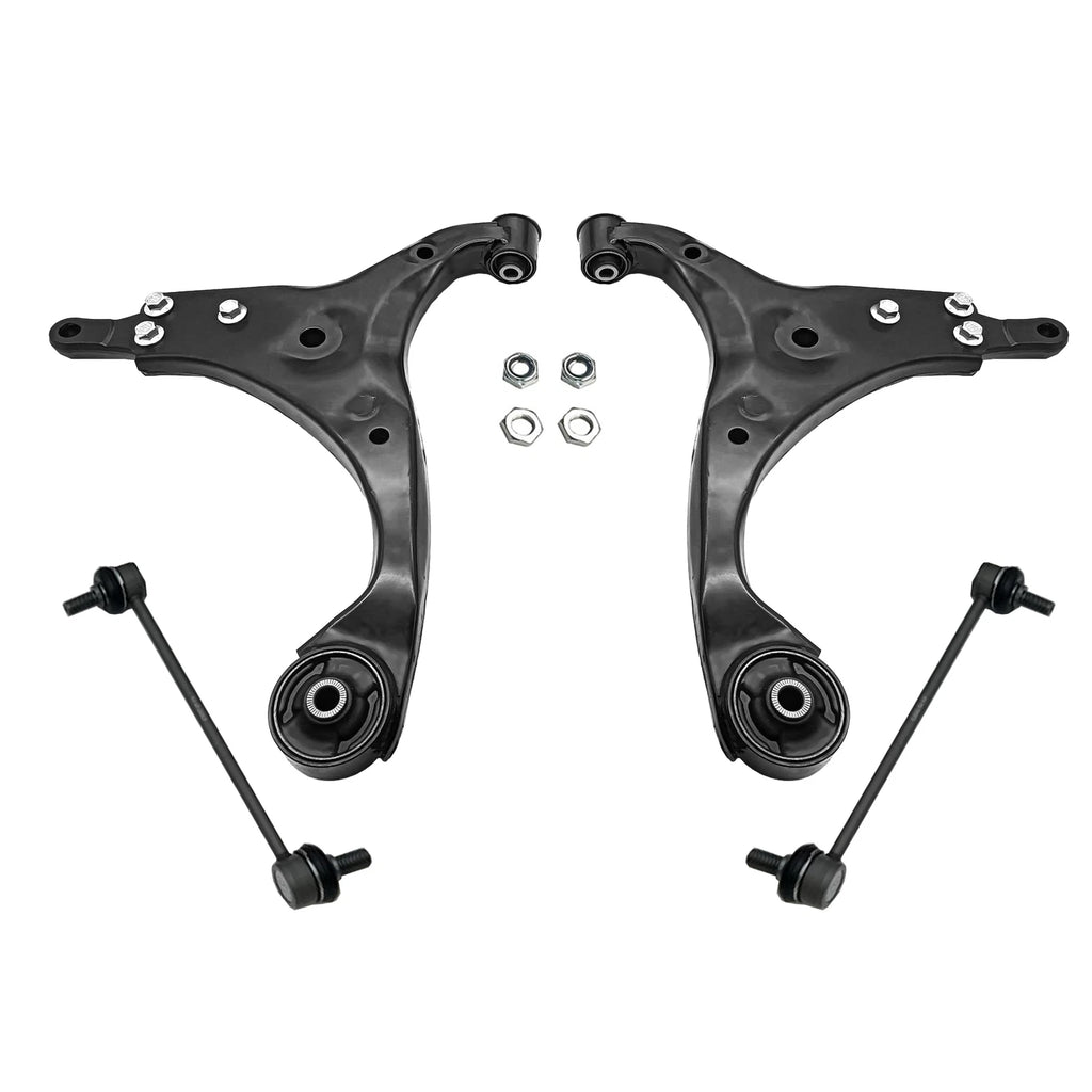 Set of 4 Control Arm Kit Sway Bar Links for Hyundai Elantra (2007–2012)
