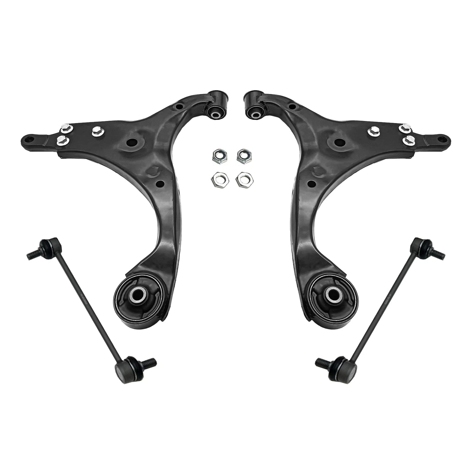 Set of 4 Control Arm Kit Sway Bar Links for Hyundai Elantra (2007–2012)