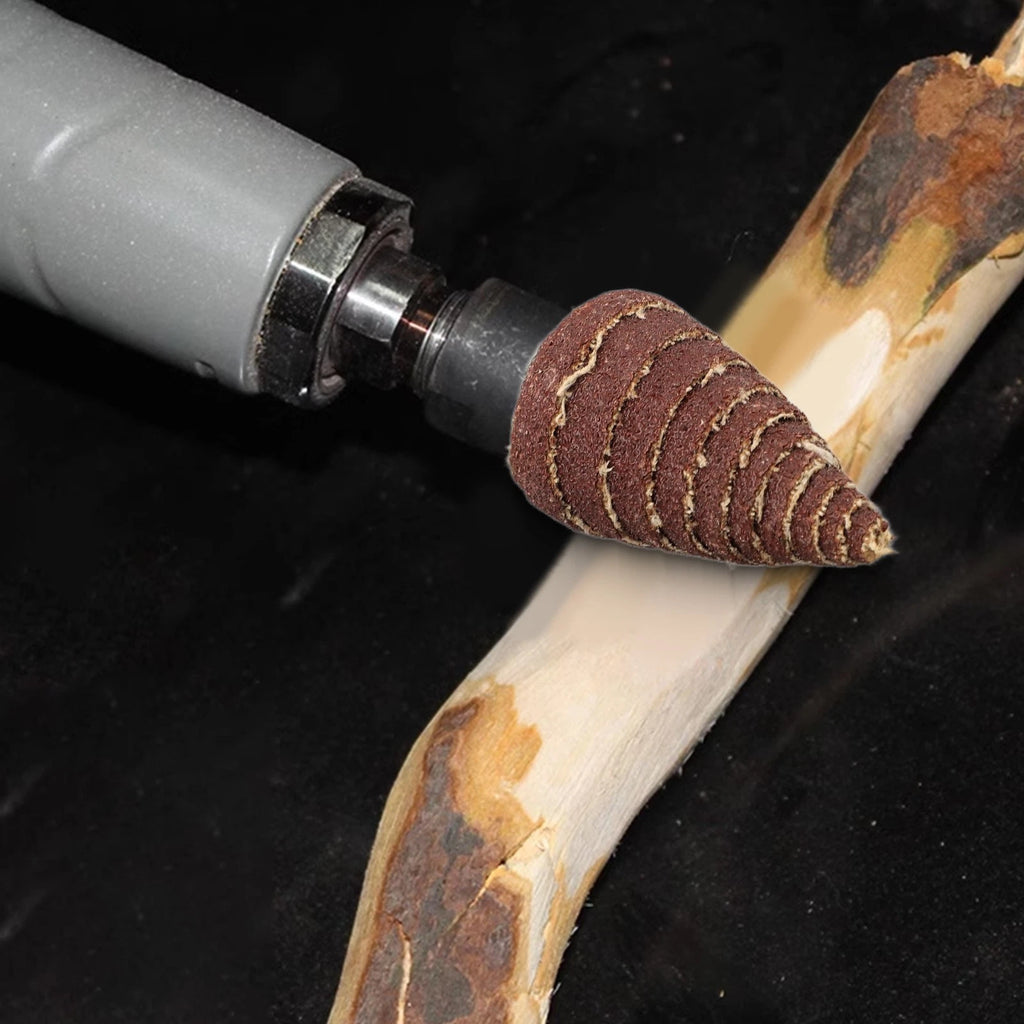 Sanding Head Polishing Tool Tapered Cone Grinding Head for Automotive