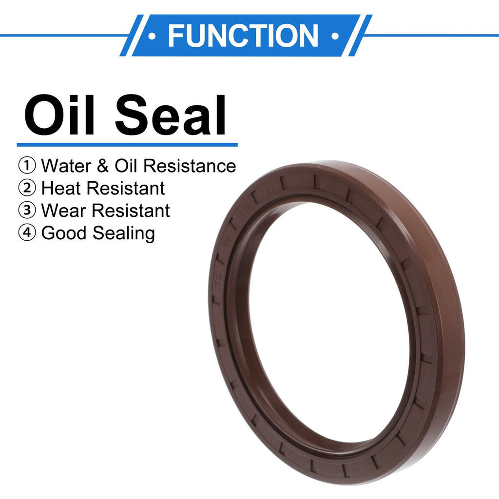 Set of 2 Oil Seal Rotary Shaft Seal FKM Rubber 85x110x13mm 683867305411