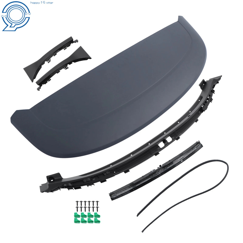 Black Rear Side Spoiler Assembly with Brake Light for Land Rover (2013–2022)