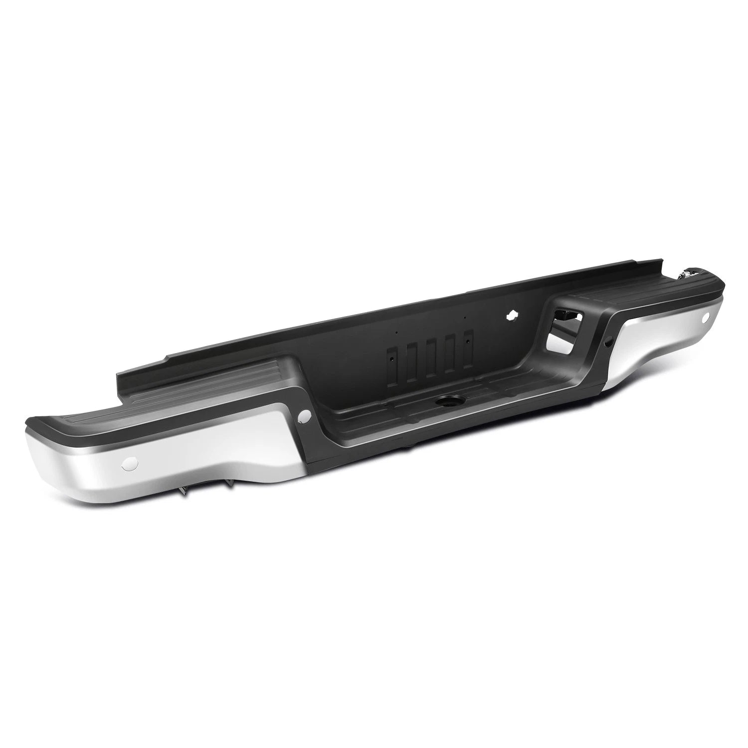 Rear Bumper Assembly for Ford Ranger (2019–2023) - Primered Black, Parking Sensor Holes