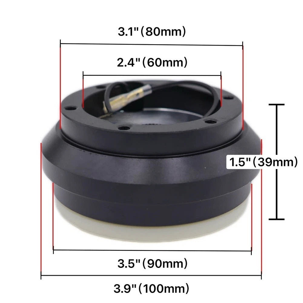 110H Aluminum Steering Wheel Hub Adapter for Honda Civic EG, Integra DC (1992–2000)