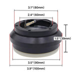 110H Aluminum Steering Wheel Hub Adapter for Honda Civic EG, Integra DC (1992–2000)