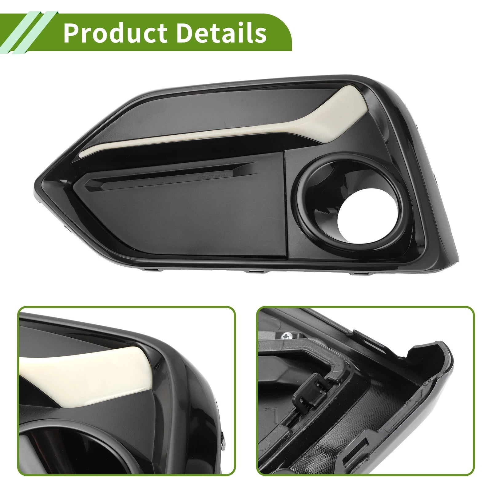 Fog Light Grill for Honda Civic Hatchback (2016–2021) No. 71118TGGA50ZB