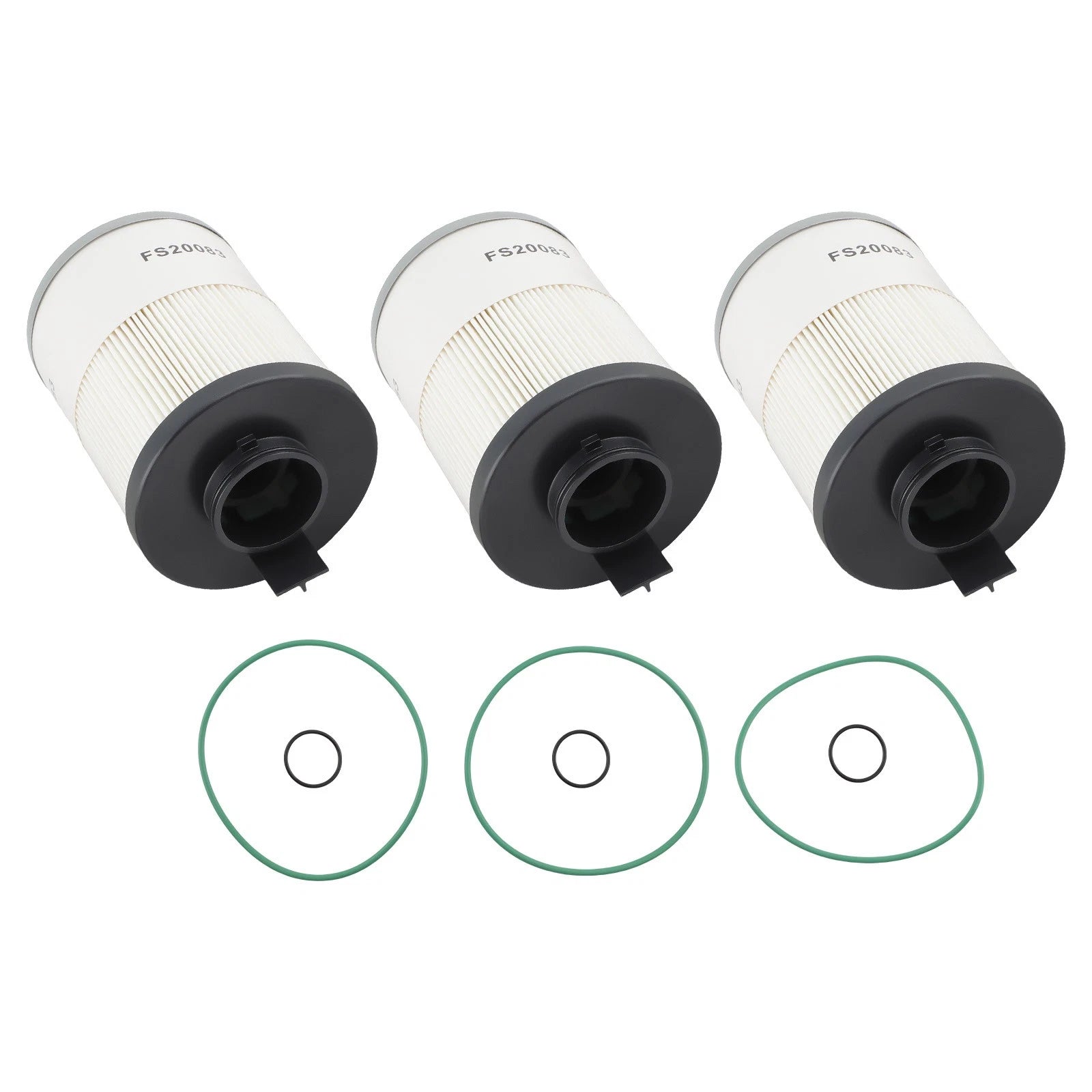 3X Fuel Water Separator Filter for Cummins ISX, Detroit DD13 DD15 DD16