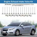 16pcs Intake Exhaust Valves with Seals for Chevrolet Cruze LS (2011–2015)