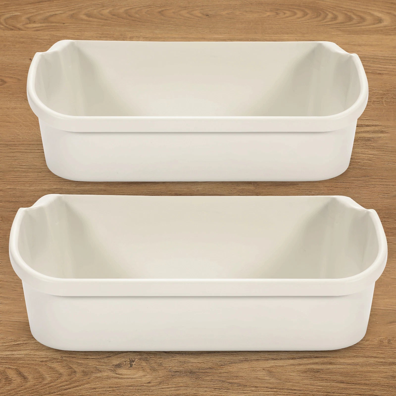 Set of 2 White Gallon Door Bins for Frigidaire Refrigerator
