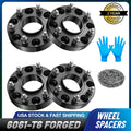 2X 1" Hubcentric Wheel Spacers for Chevy Silverado 1500 GMC Sierra (2007–2023)
