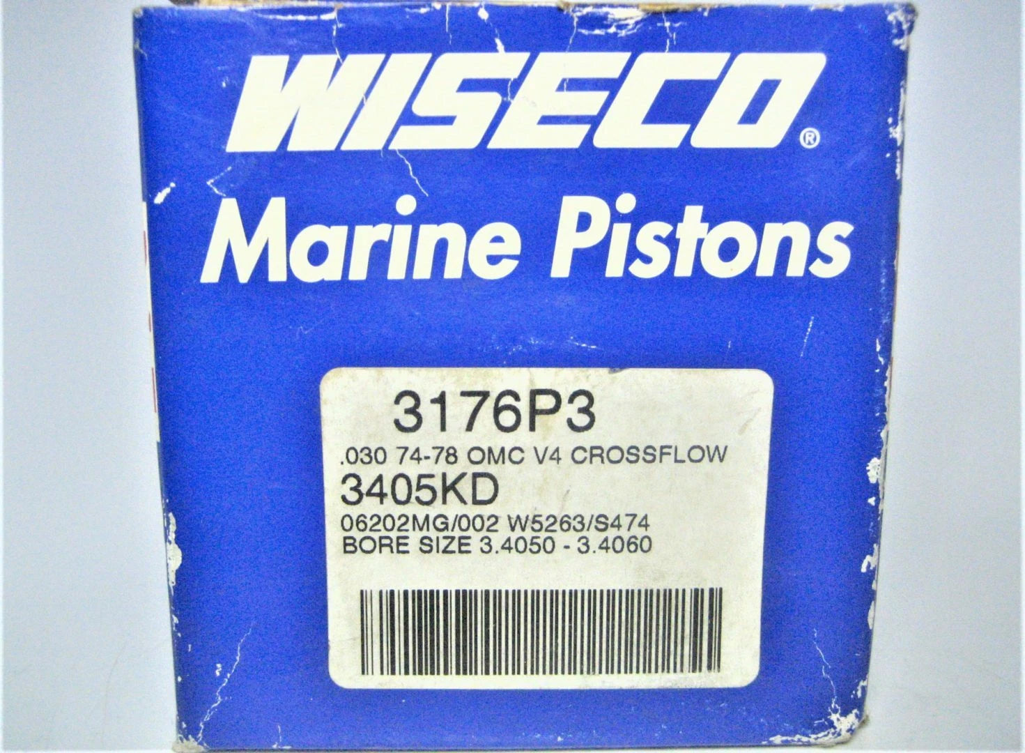 Wiseco Piston Kit 3176P3 for Johnson Evinrude OMC 85HP (1974–1978)