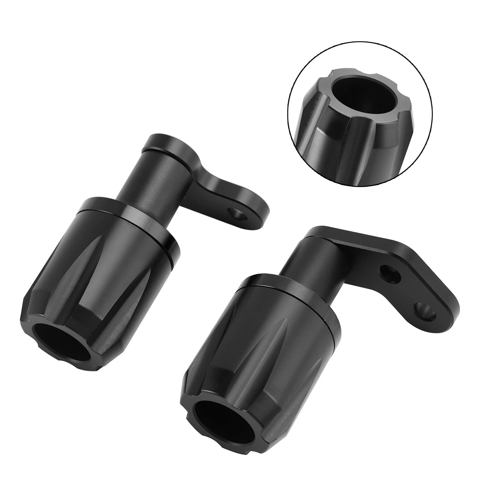 Crash Bobbin Protector Slider for Kawasaki ZX-6R (2024–2025) - Aluminum Black