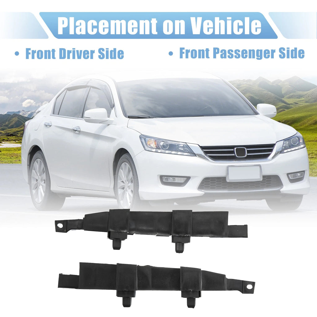 Set of 2 Front Bumper Mounting Support Brackets 71193SDAA10 for Honda Accord (2006–2007)