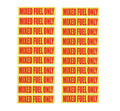 Mixed Fuel Only Sticker for Gas Gasoline Oil Can Trimmer (20)