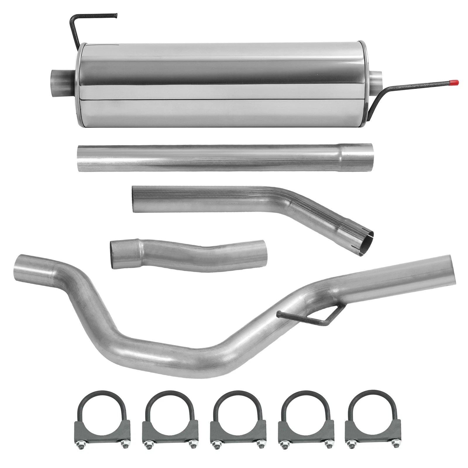 Stainless Steel Exhaust System for Ford F-150 (2004–2008) 145" Wheelbase