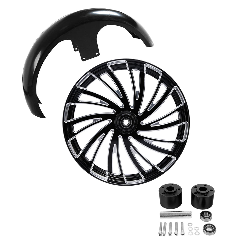 26" Front Wheel Rim for Harley Electra Glide (2008–2025) Dual Disc Hub