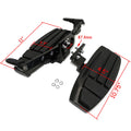 Black Front Driver Floorboard & Screws for Honda Goldwing GL1800 F6B (2001–2023)