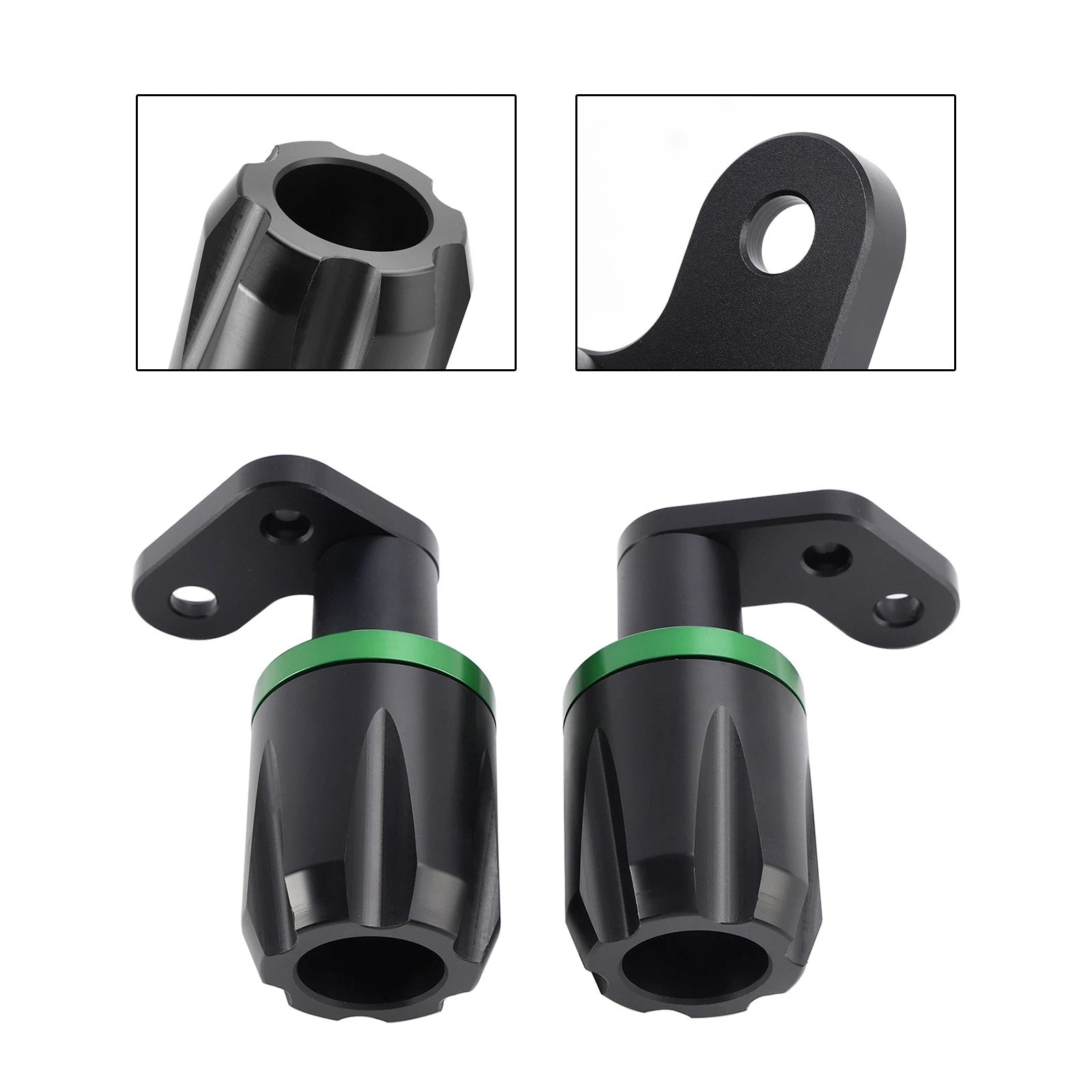CNC Anti-Crash Frame Sliders for Kawasaki ZX-6R (2024–2025)