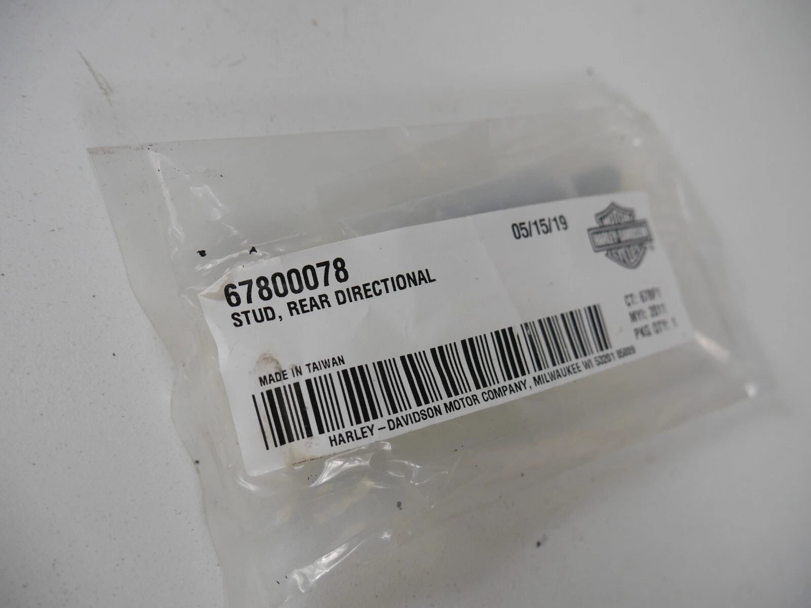 Genuine OEM Rear Directional Stud for Harley-Davidson FLS/FXS (2010–2017) 67800078