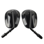Black Rear View Side Mirrors for Harley-Davidson Sportster XL 1200 883 (2004-2023)