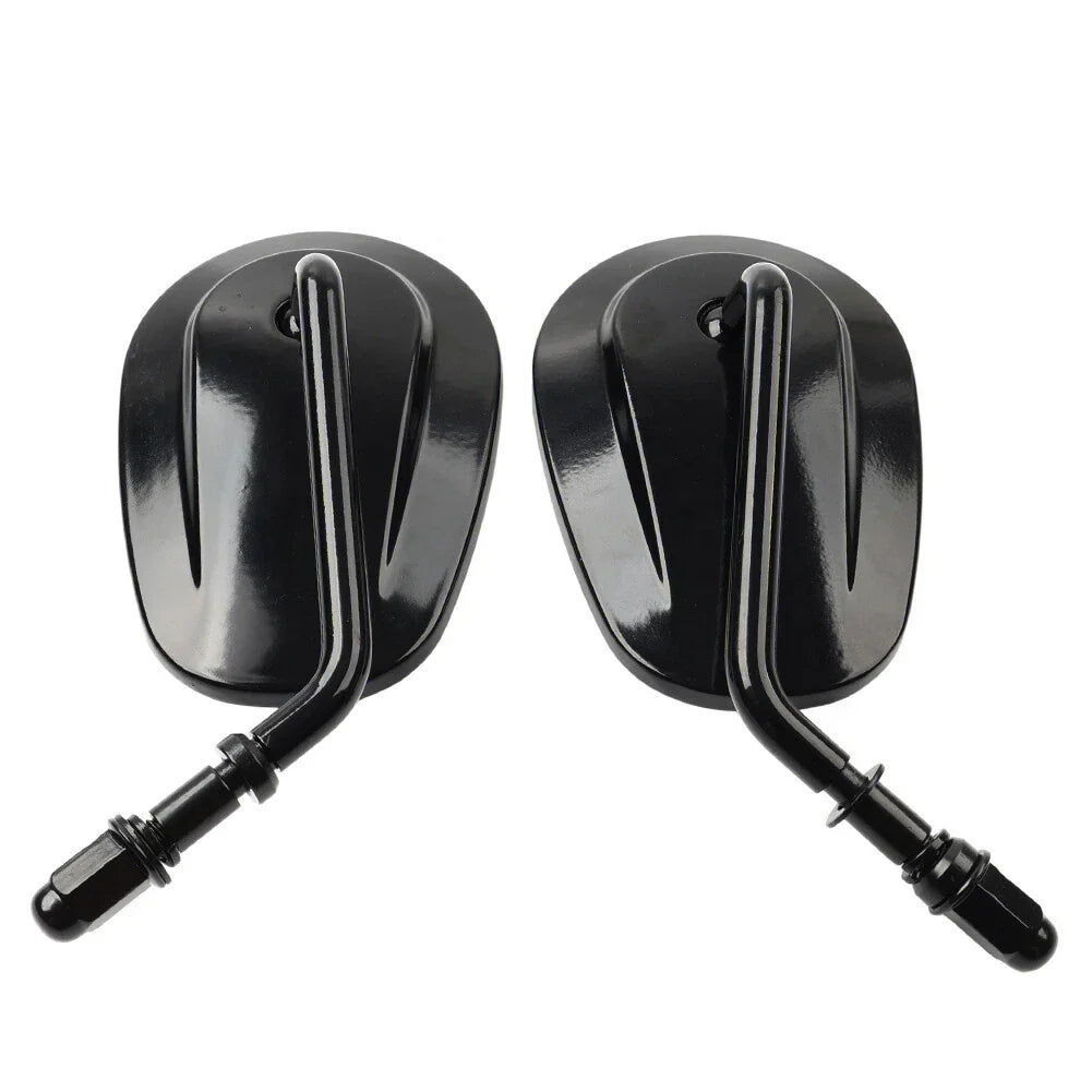 Black Rear View Side Mirrors for Harley-Davidson Sportster XL 1200 883 (2004-2023)