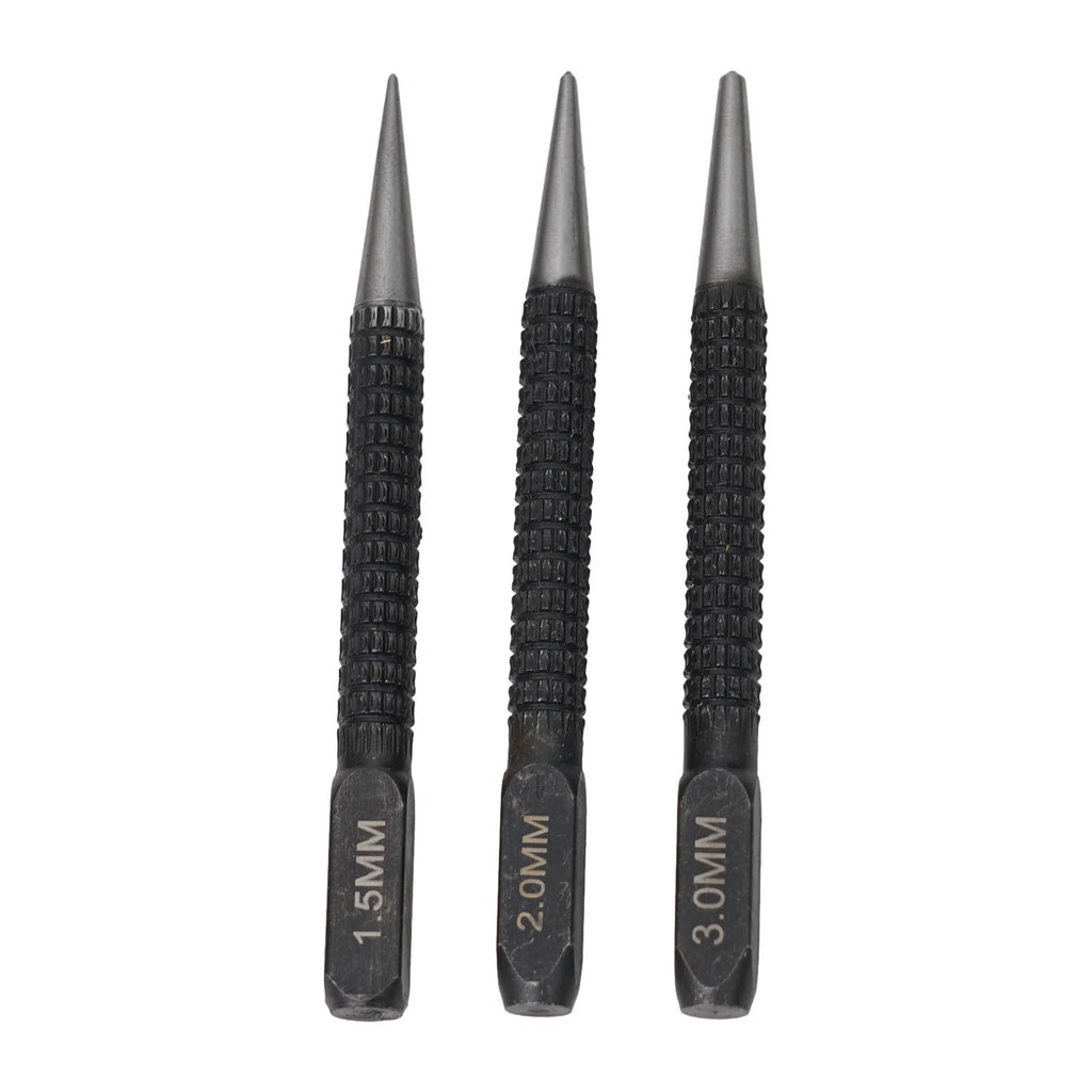 Marking Center Punch Set of 3 Adjustable Alloy Steel Drilling Tools