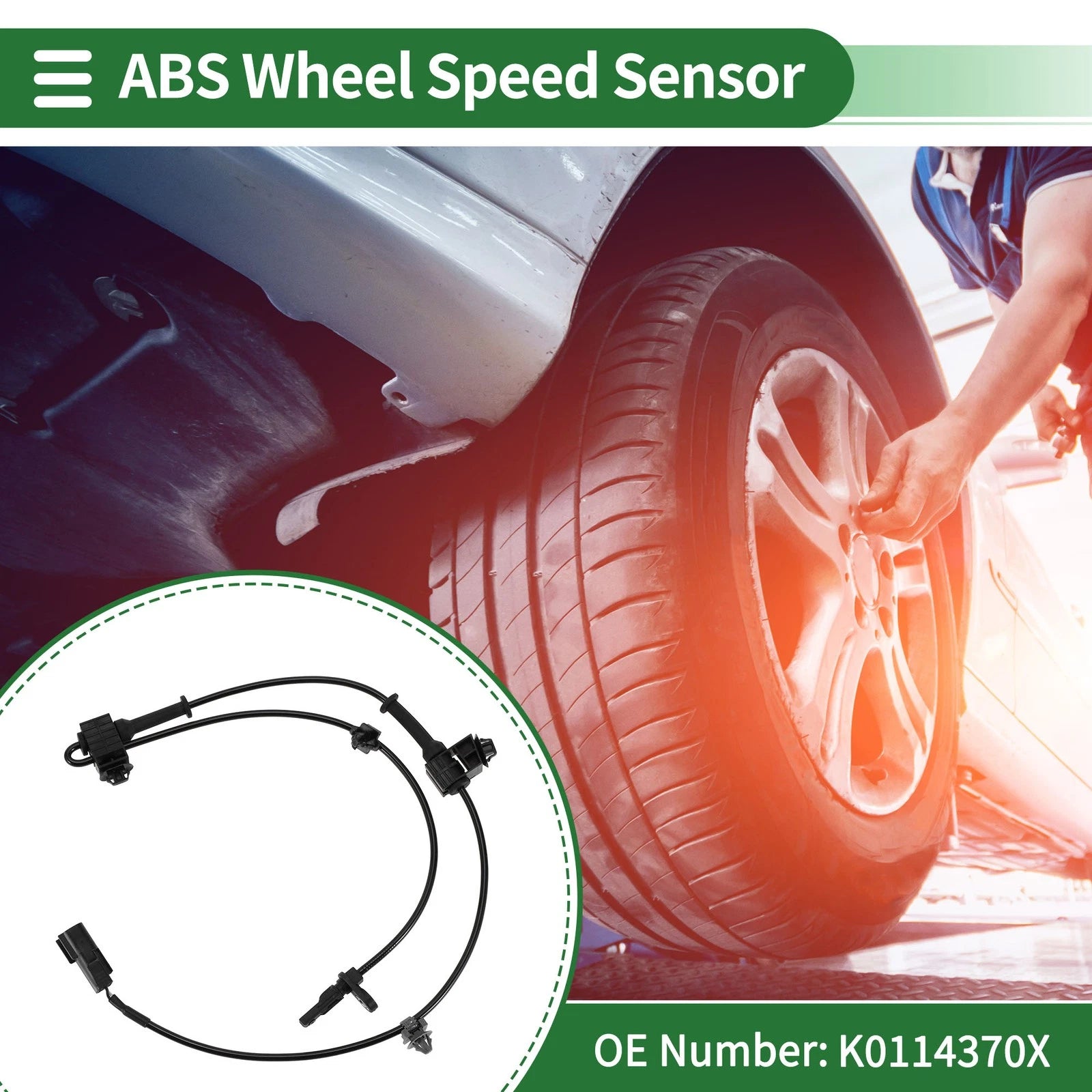 ABS Wheel Speed Sensor No.K0114370X for Mazda 6 (2014–2019)