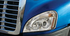 Chrome Projection Headlights with LED U-Bar Light for Freightliner Cascadia (2018–2025)