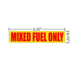 20 Pack Mixed Fuel Only Stickers for Automotive Use