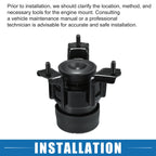 Engine Motor Mount & Transmission Mount for Toyota Camry 2.4L (2009–2011)