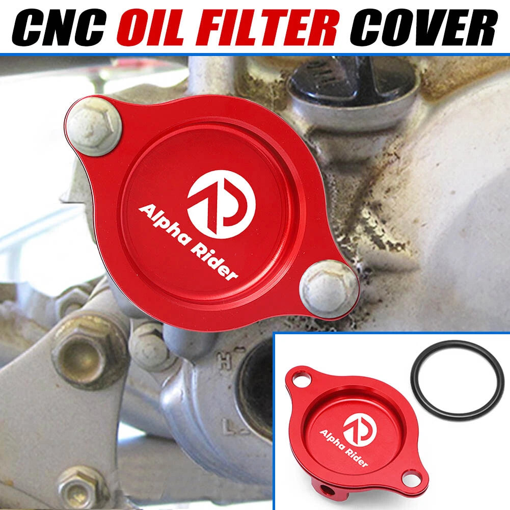 Aluminum Oil Filter Cover with O-ring for Honda TRX450R TRX450ER (2006–2014)