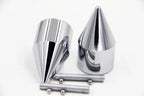 Chrome Spike Bar Ends for Suzuki GSXR 750 (1996–2013)