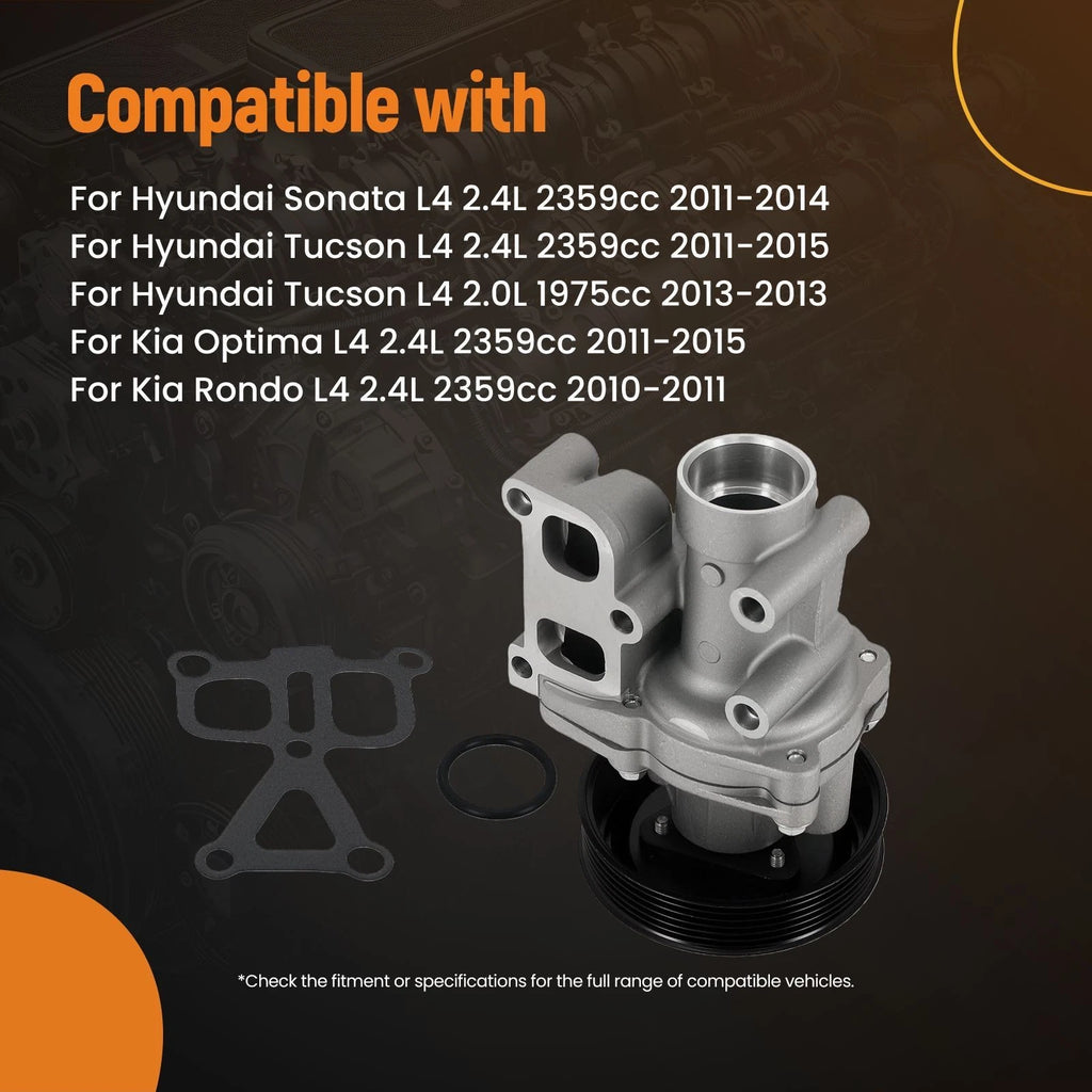 Cooling Water Pump for Kia Sportage 2.4L (2011–2015)