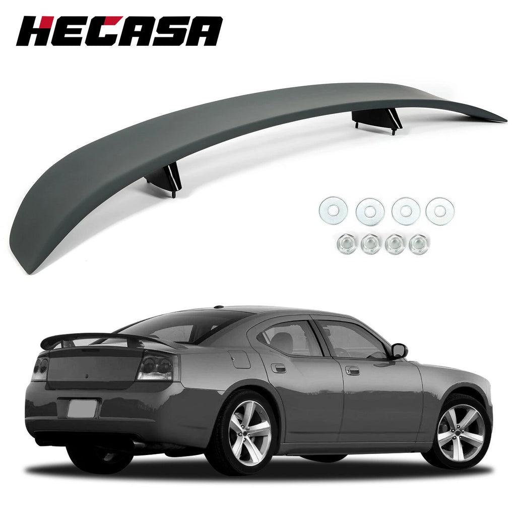 HECASA Rear Trunk Spoiler for Dodge Charger RT (2006–2010) ABS Factory Style