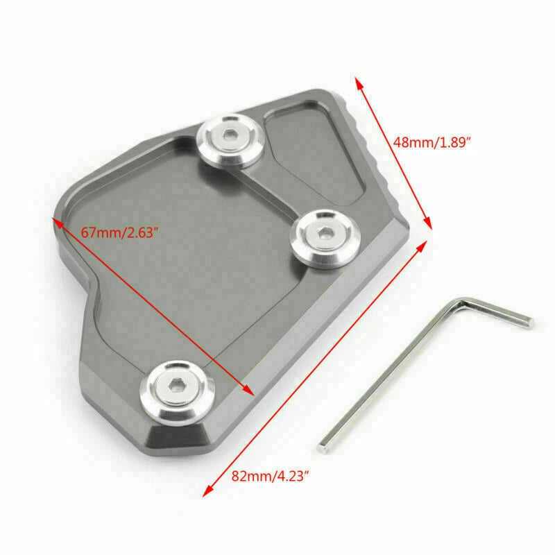 Side Pad Kickstand Extension Plate for BMW K1600 GT GTL (2011–2015) T9