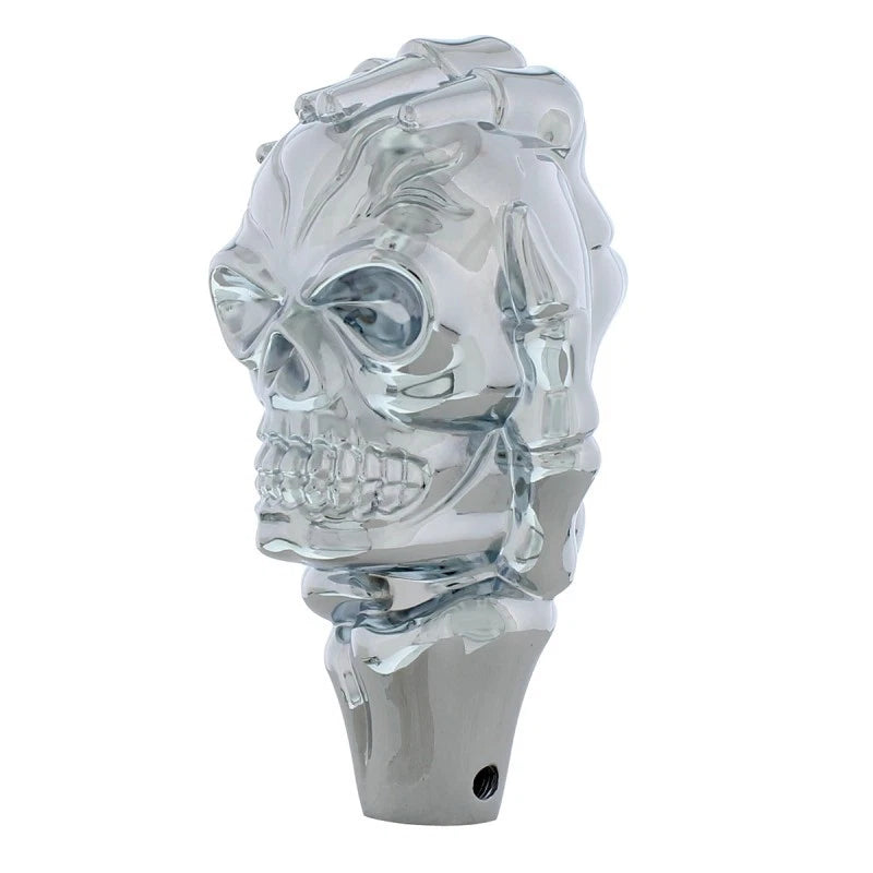 Shift Knob Chrome Skull Skeleton Hand for Universal Manual Vehicles (Universal)