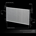 OE Style Full Aluminum Core Radiator for Ford Focus (2012–2018) DPI 13219