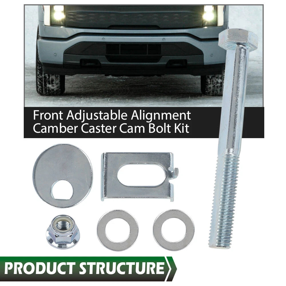 Adjustable Camber Caster Cam Bolts for Ford F150 (2004–2008, 2021–2023)