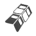 Carbon Fiber Door Handle Frame Cover Trim for Audi Q5 (2018-2021)
