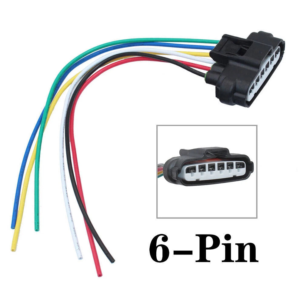 6-Way Connector Pigtail for Toyota Throttle Body Sensor (90980-11858)